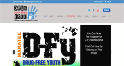 Desktop Screenshot of drugfreemanatee.org